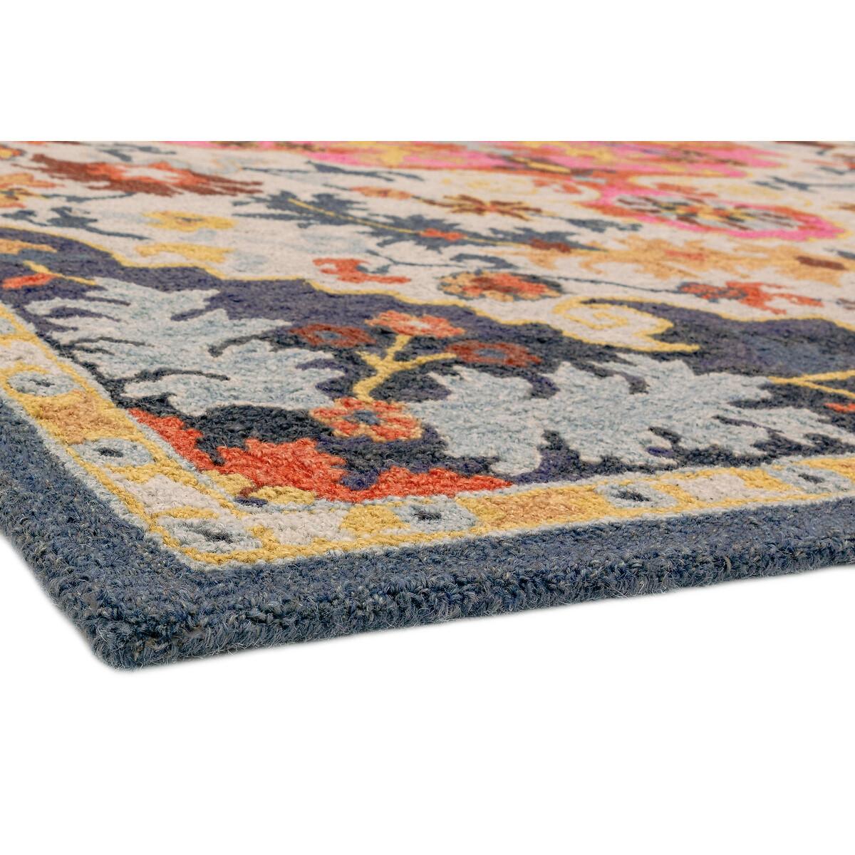 Hand Tufted Multi Colour Medallion Rug in 100% Wool – image 5