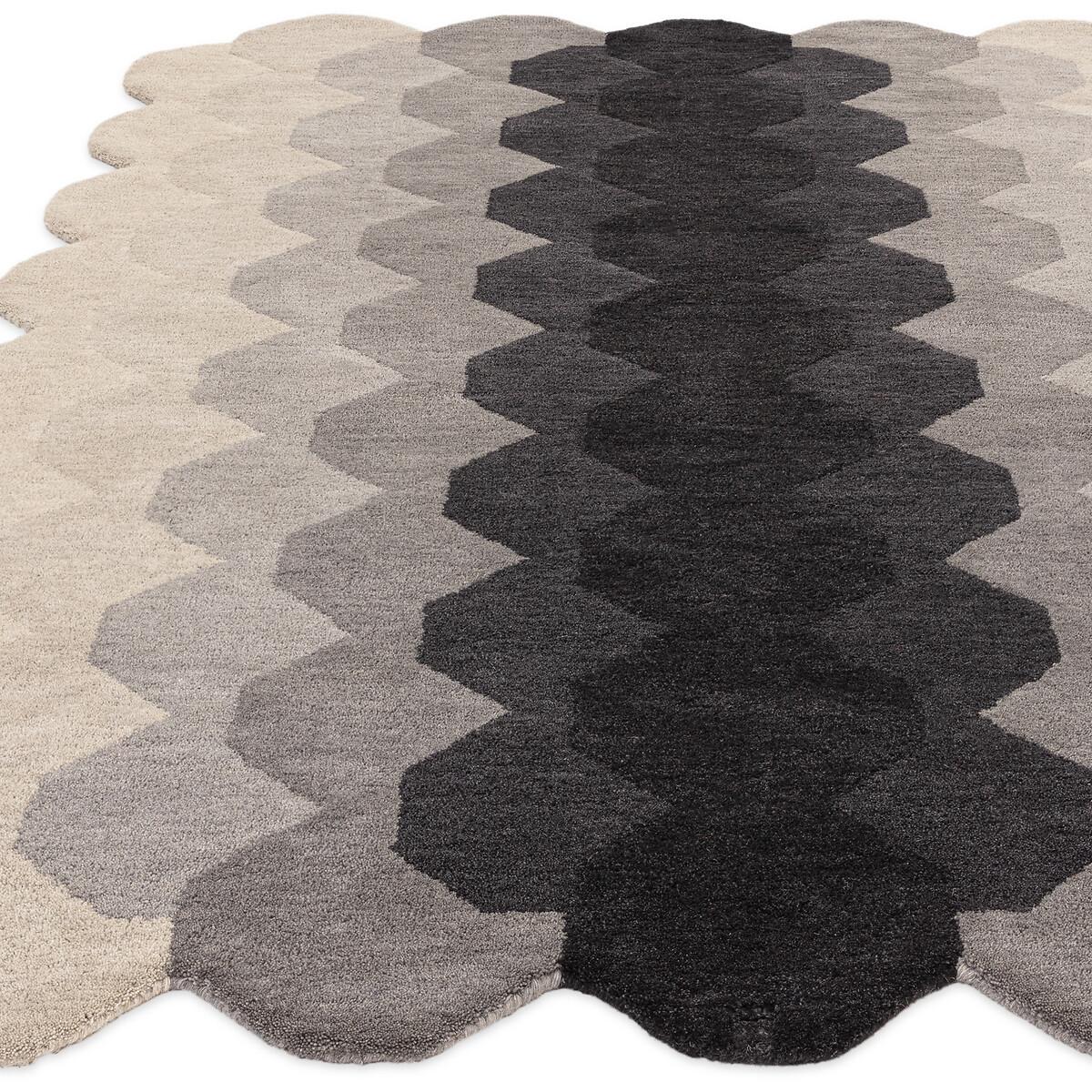 Gradient Pattern Hand Tufted Rug in 100% Wool – image 3