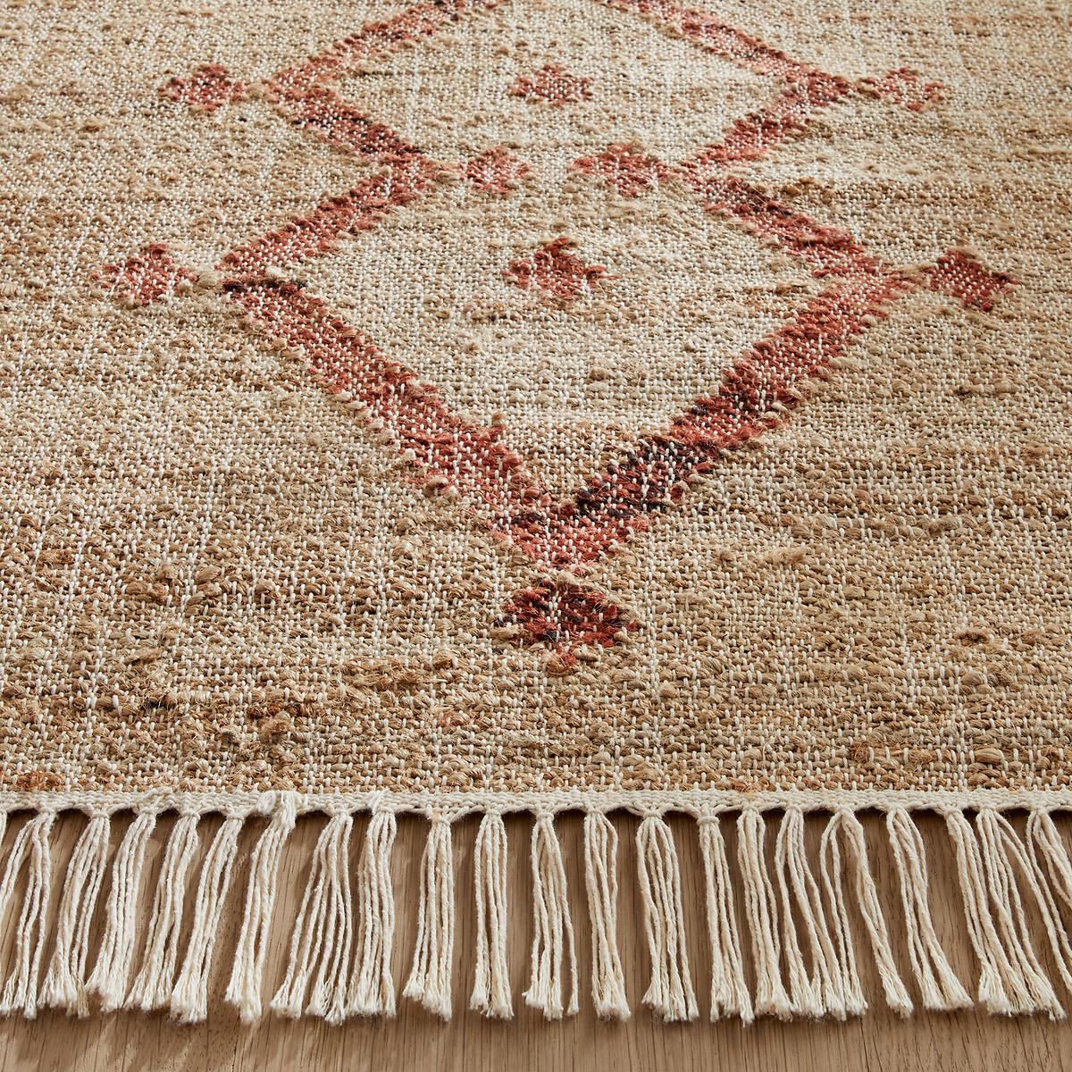 Panaji Fringed Hand Woven Jute and Cotton Runner Rug – image 2