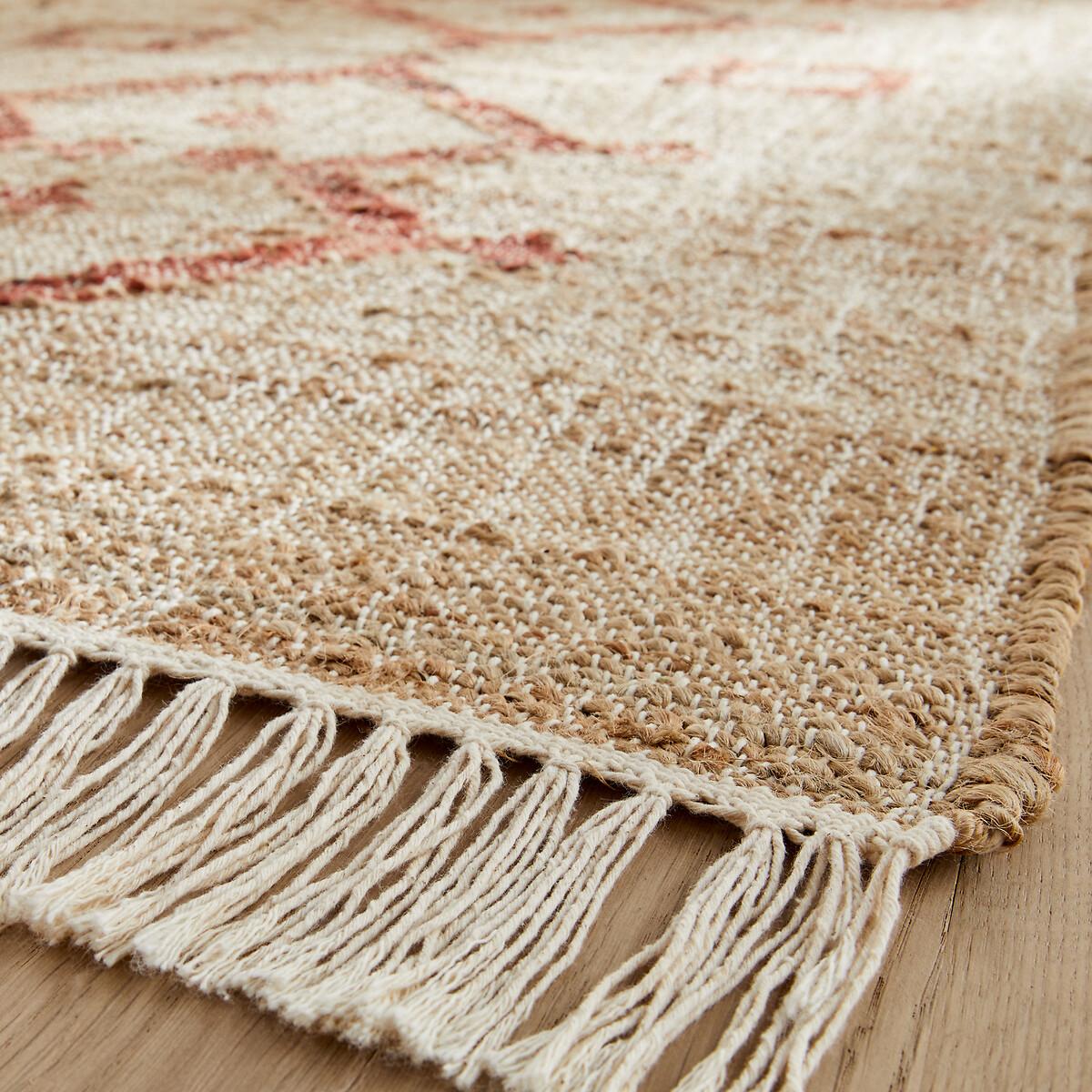 Panaji Fringed Hand Woven Jute and Cotton Runner Rug – image 3