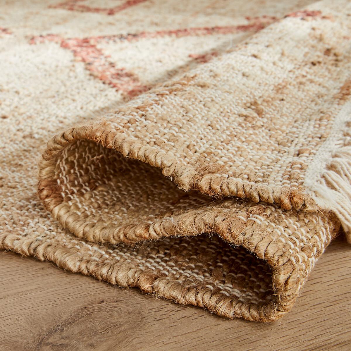 Panaji Fringed Hand Woven Jute and Cotton Runner Rug – image 4