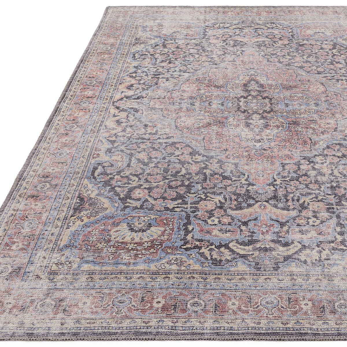 Delicate Vintage Style Flatweave Rug – image 2