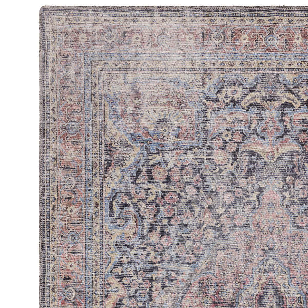 Delicate Vintage Style Flatweave Rug – image 3