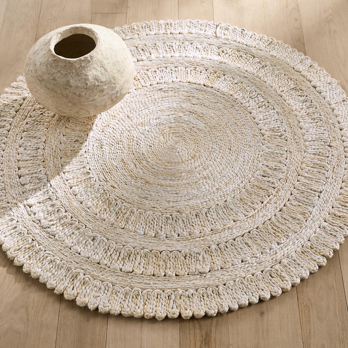 Deepti Hand Woven 120cm Diameter Jute Rug – image 1