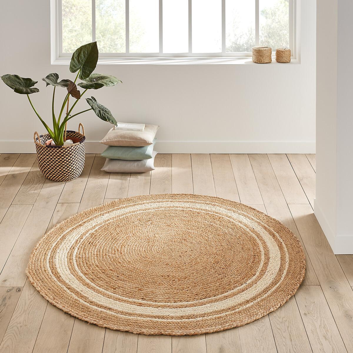 Aftas Round 100% Jute Rug – image 1