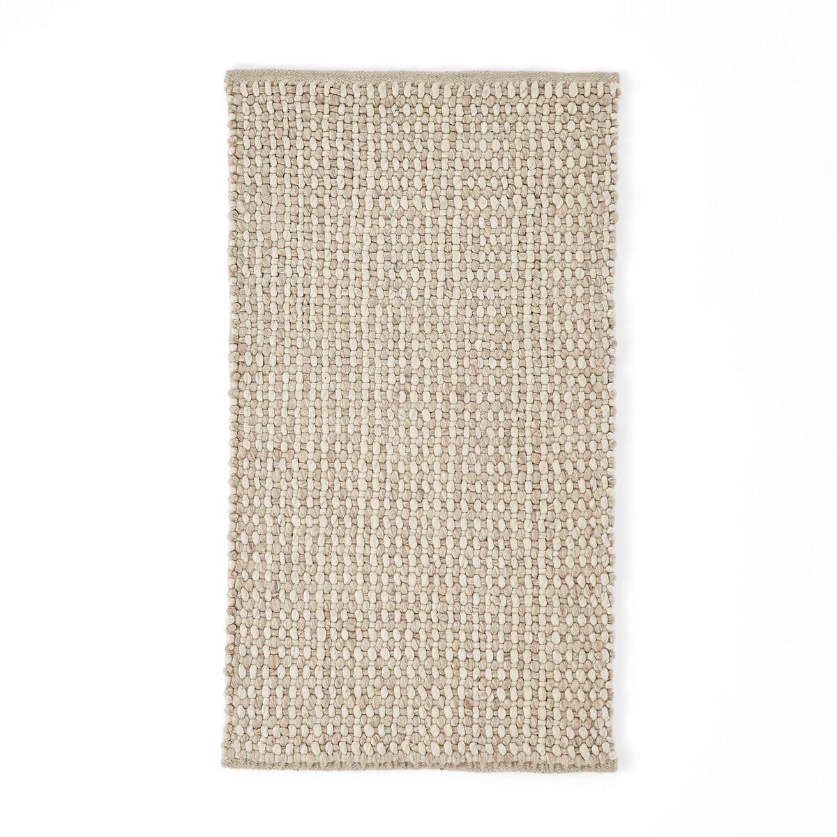 Nisha Handwoven Thick 100% Wool Bedside Rug – image 6