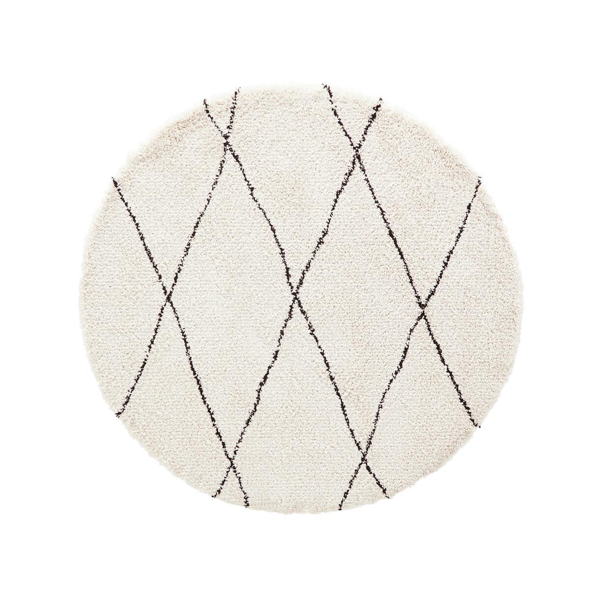 Fatouh Round Berber-Style Rug – image 2