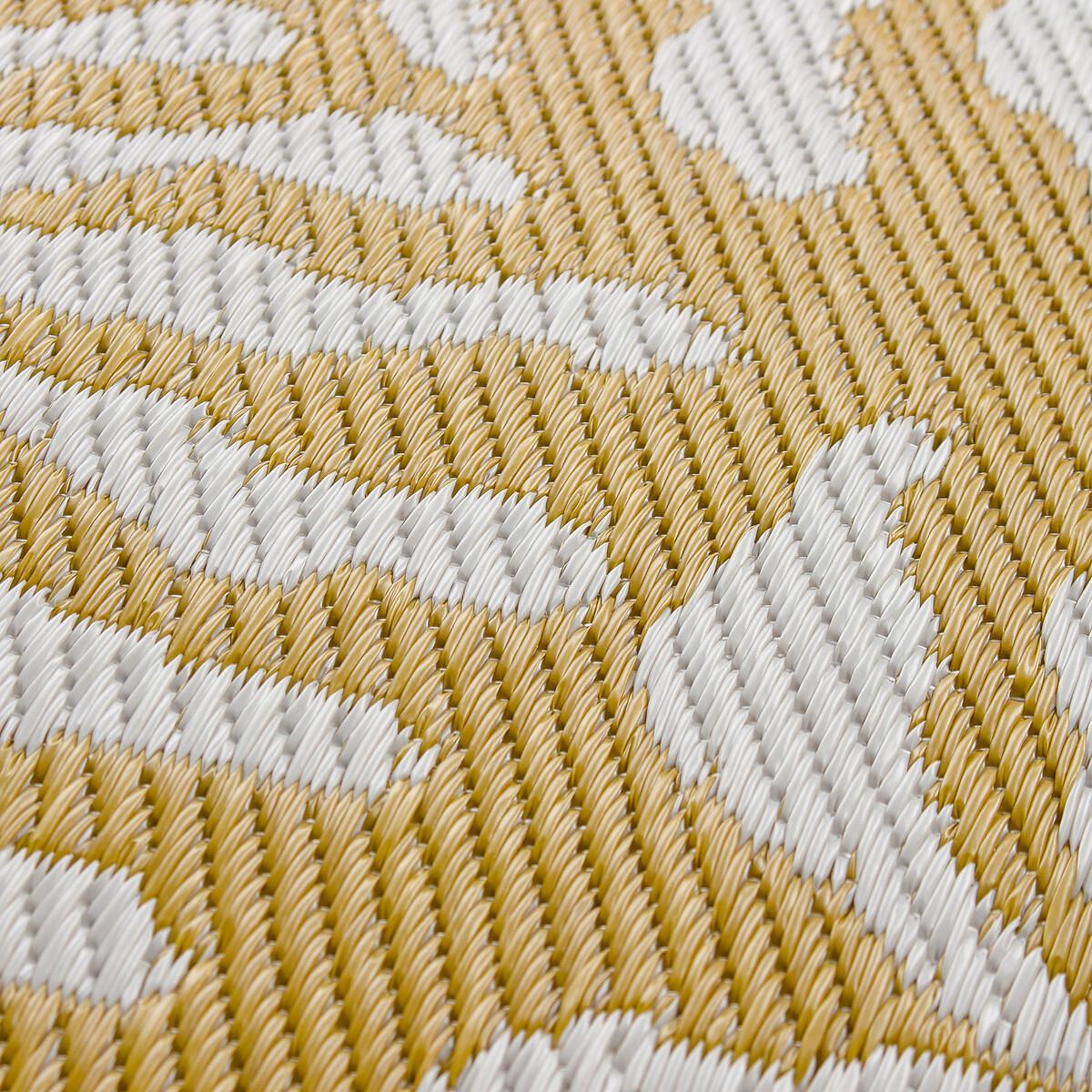 Natural Leaf Reversible Woven Jacquard 100% Recycled Indoor/Outdoor Rug – image 6
