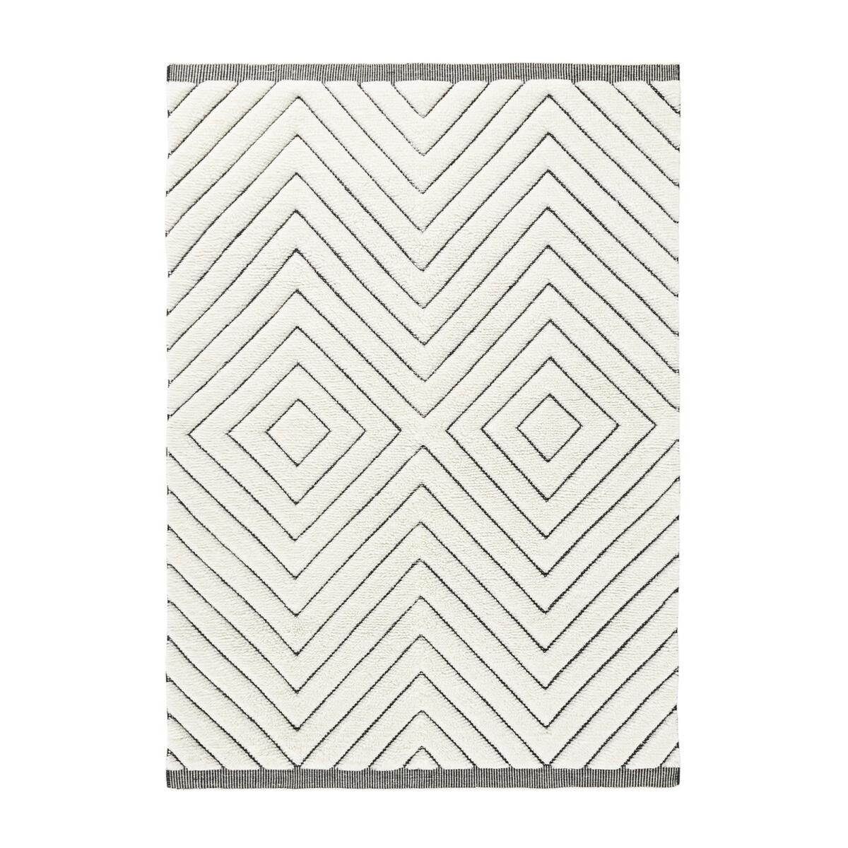 Niris Geometric Berber Style Wool Rug – image 2