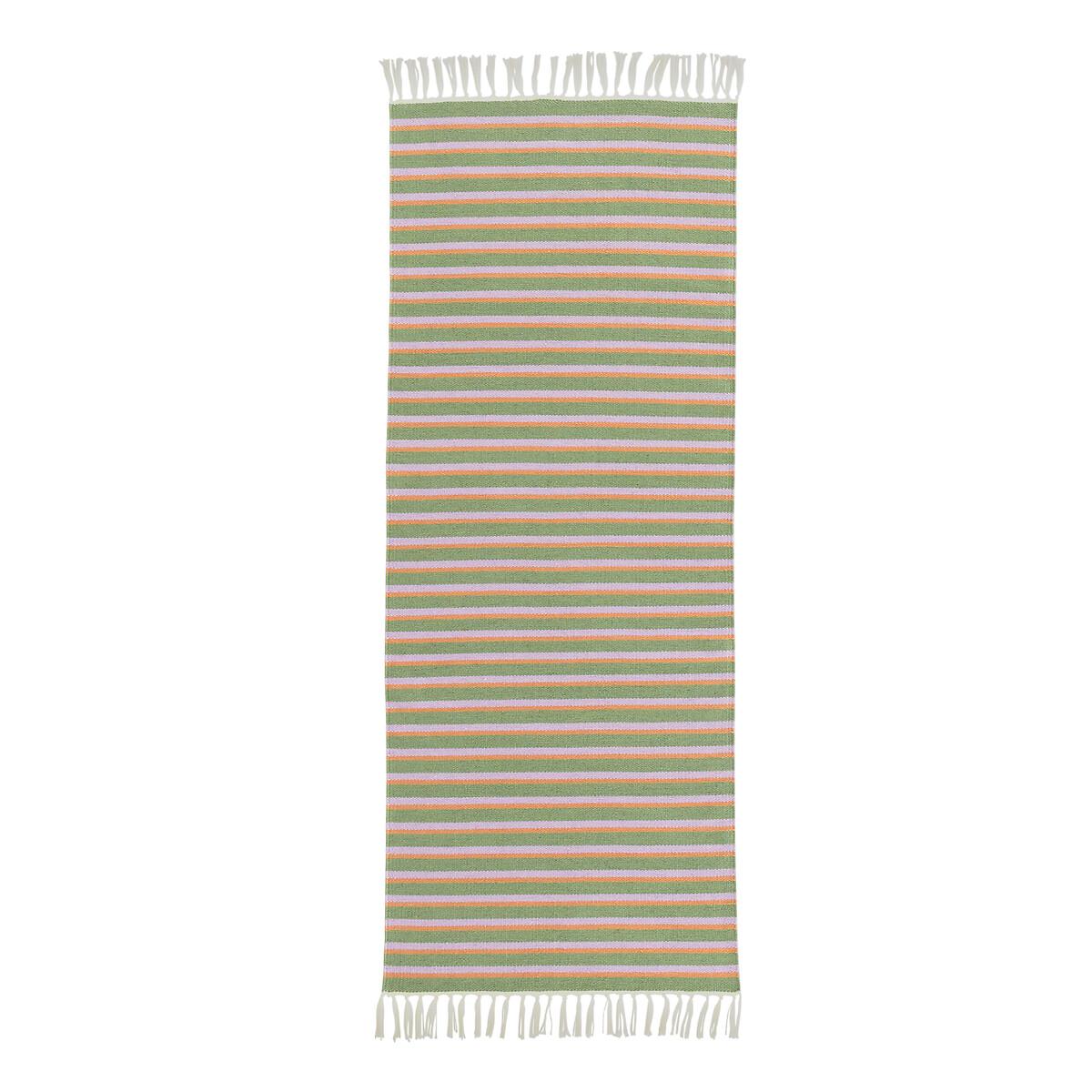 Darius Striped Fringed Indoor / Outdoor Corridor Rug – image 2
