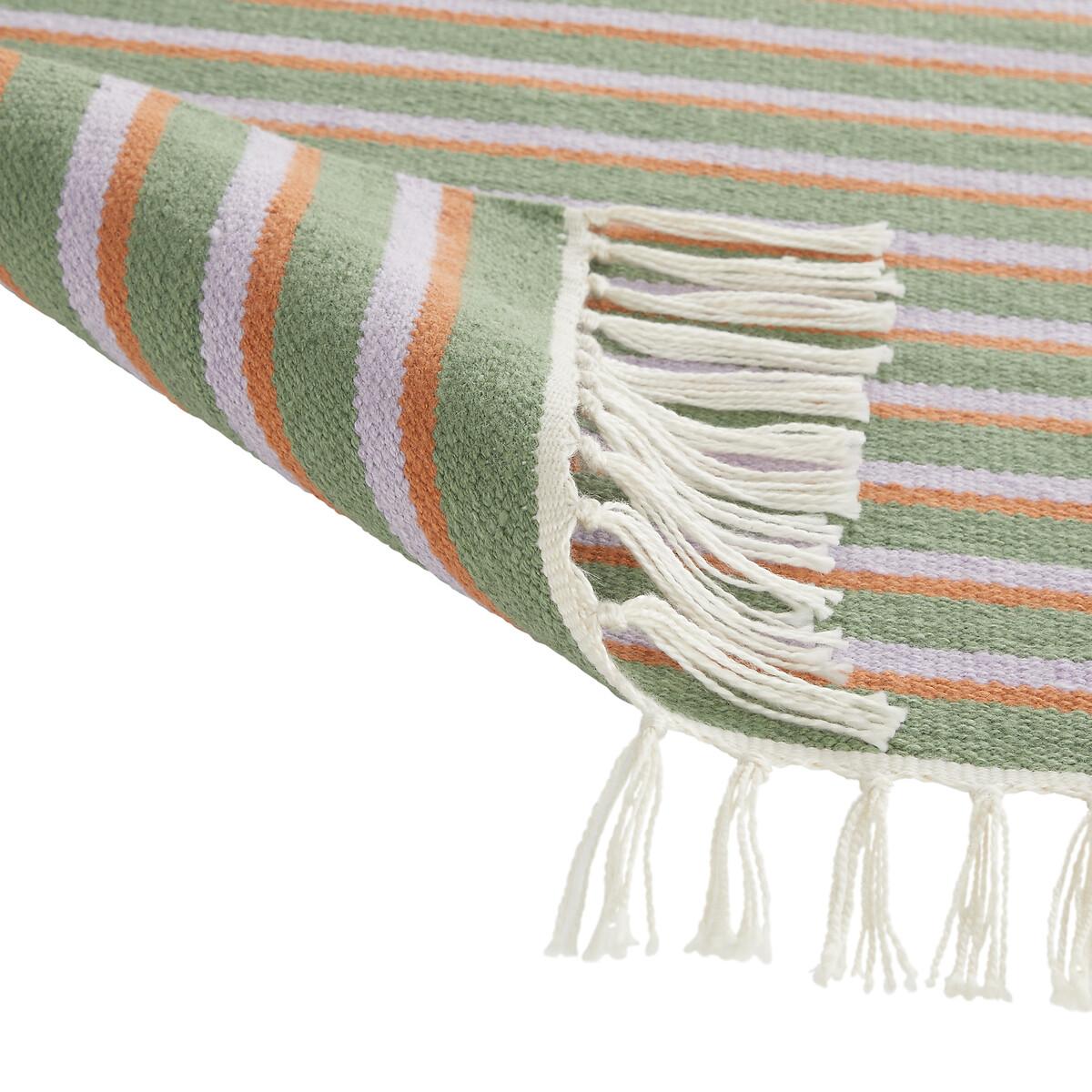 Darius Striped Fringed Indoor / Outdoor Corridor Rug – image 4