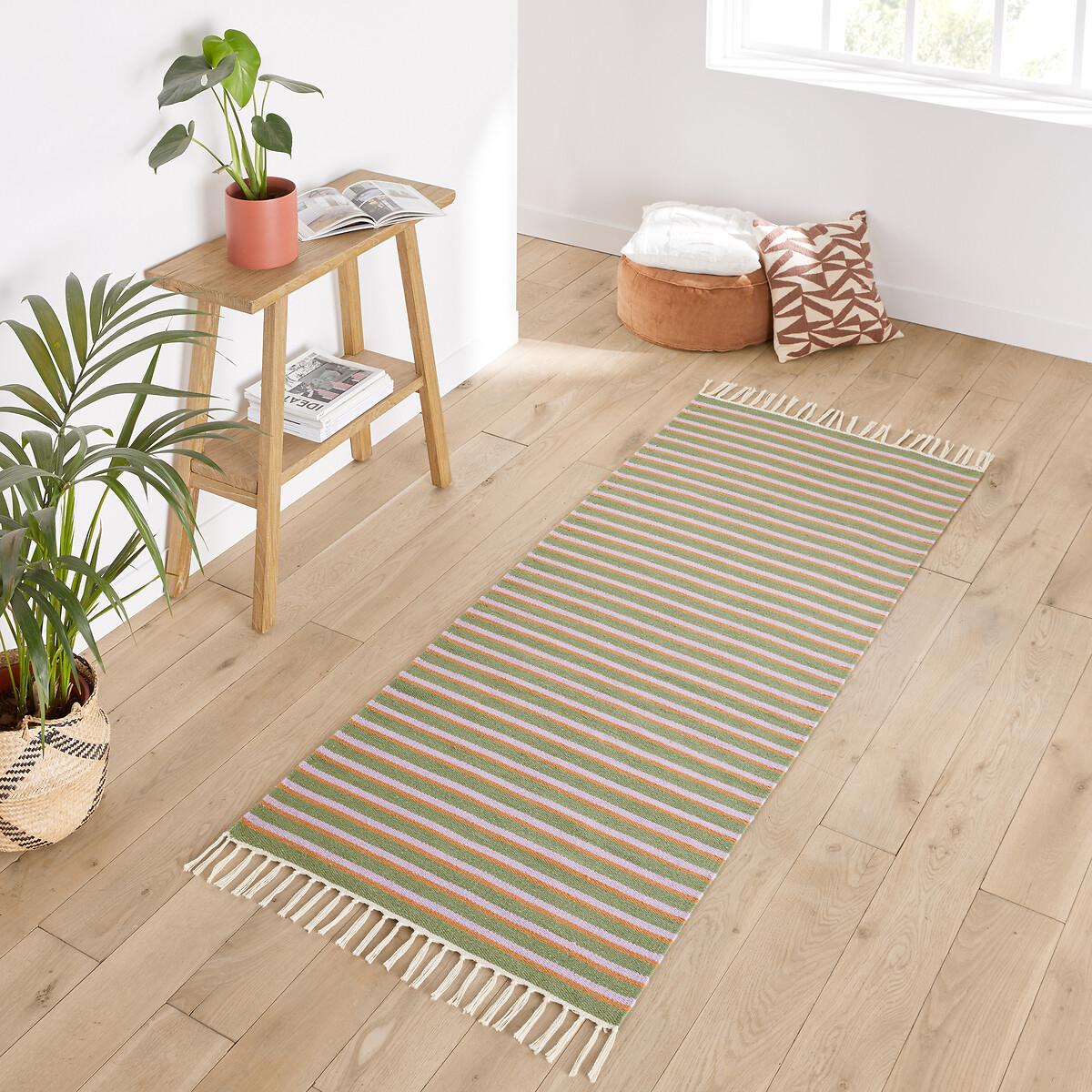 Darius Striped Fringed Indoor / Outdoor Corridor Rug – image 1