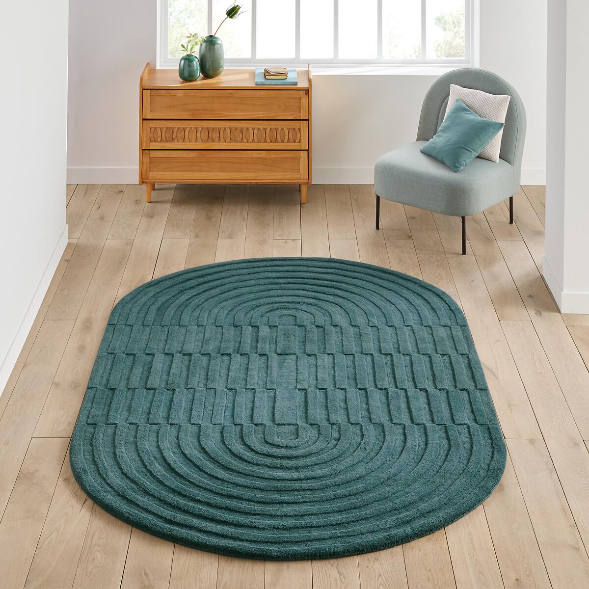 Malko Oval Wool Rug – image 1