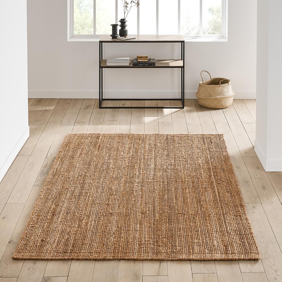 Aftas Rectangular 100% Jute Rug – image 1
