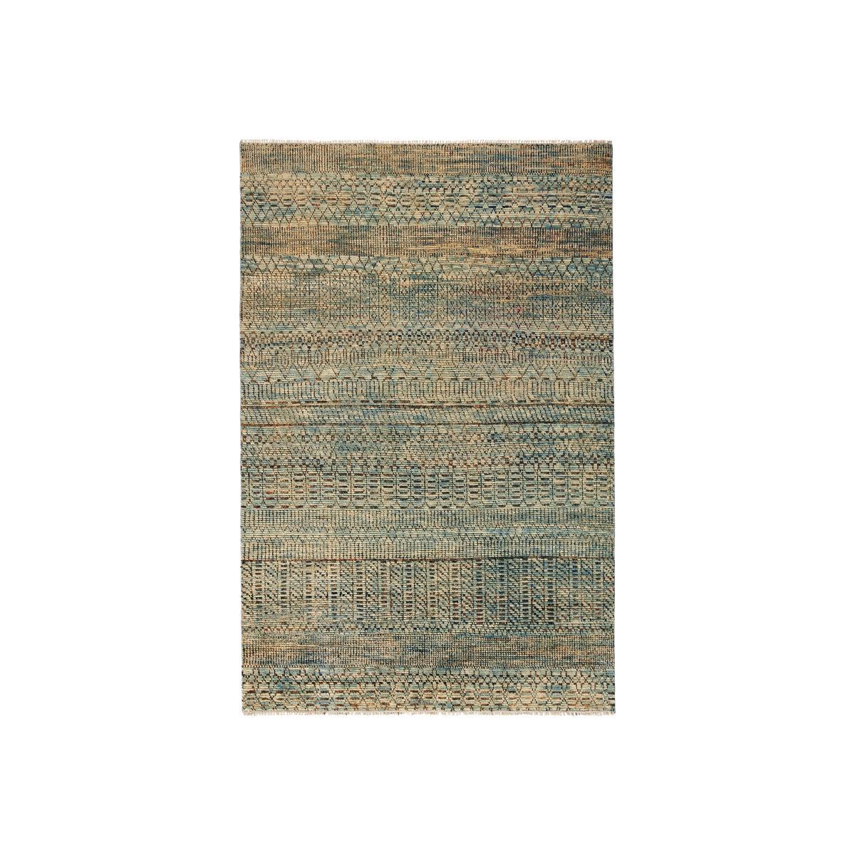 Nagarî Rug in Recycled Silk Saris & Wool – image 1