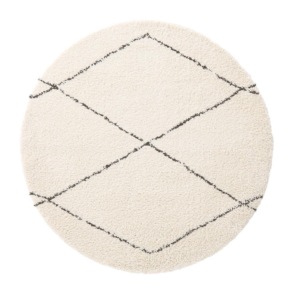 Fatouh Round Berber-Style Rug – image 2