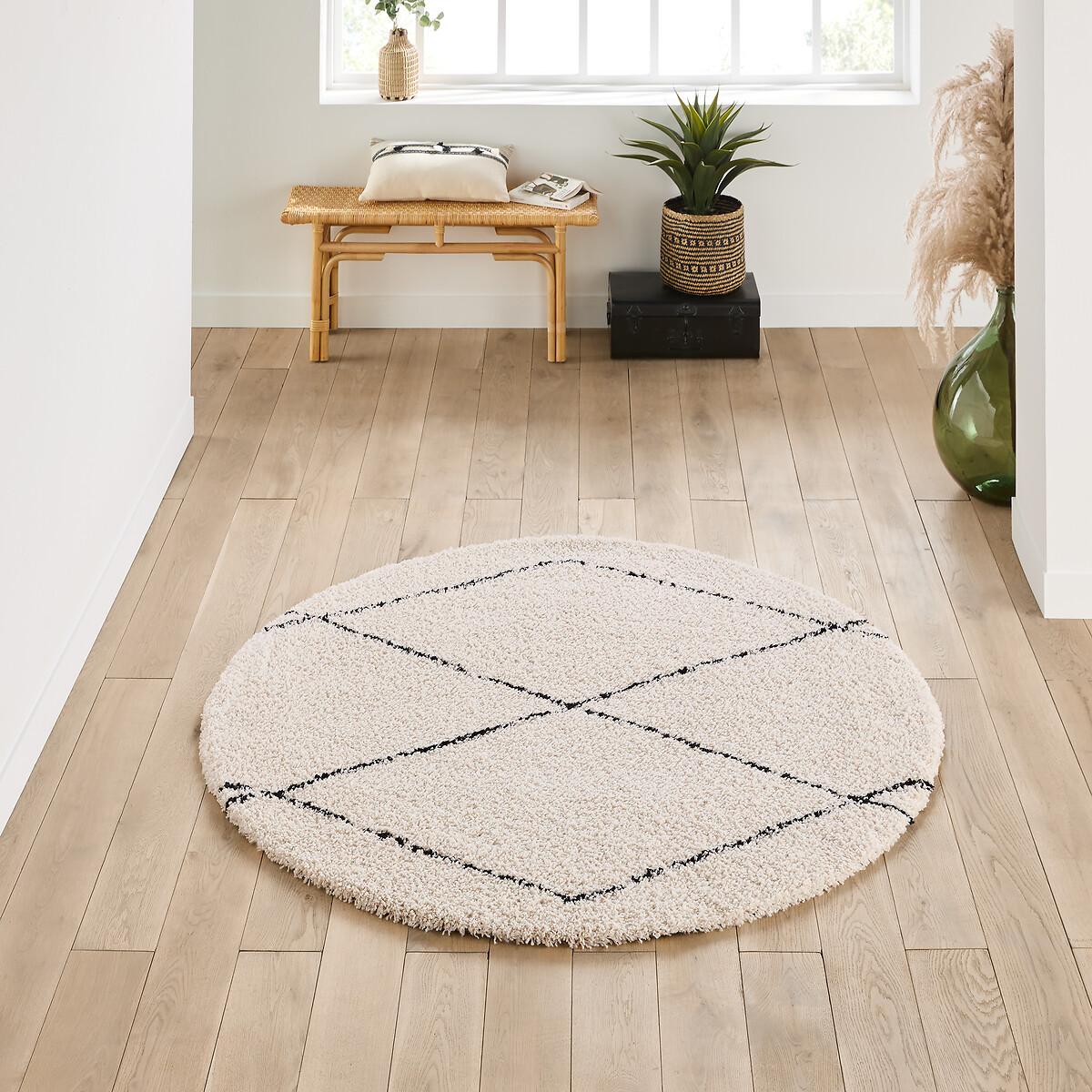 Fatouh Round Berber-Style Rug – image 1