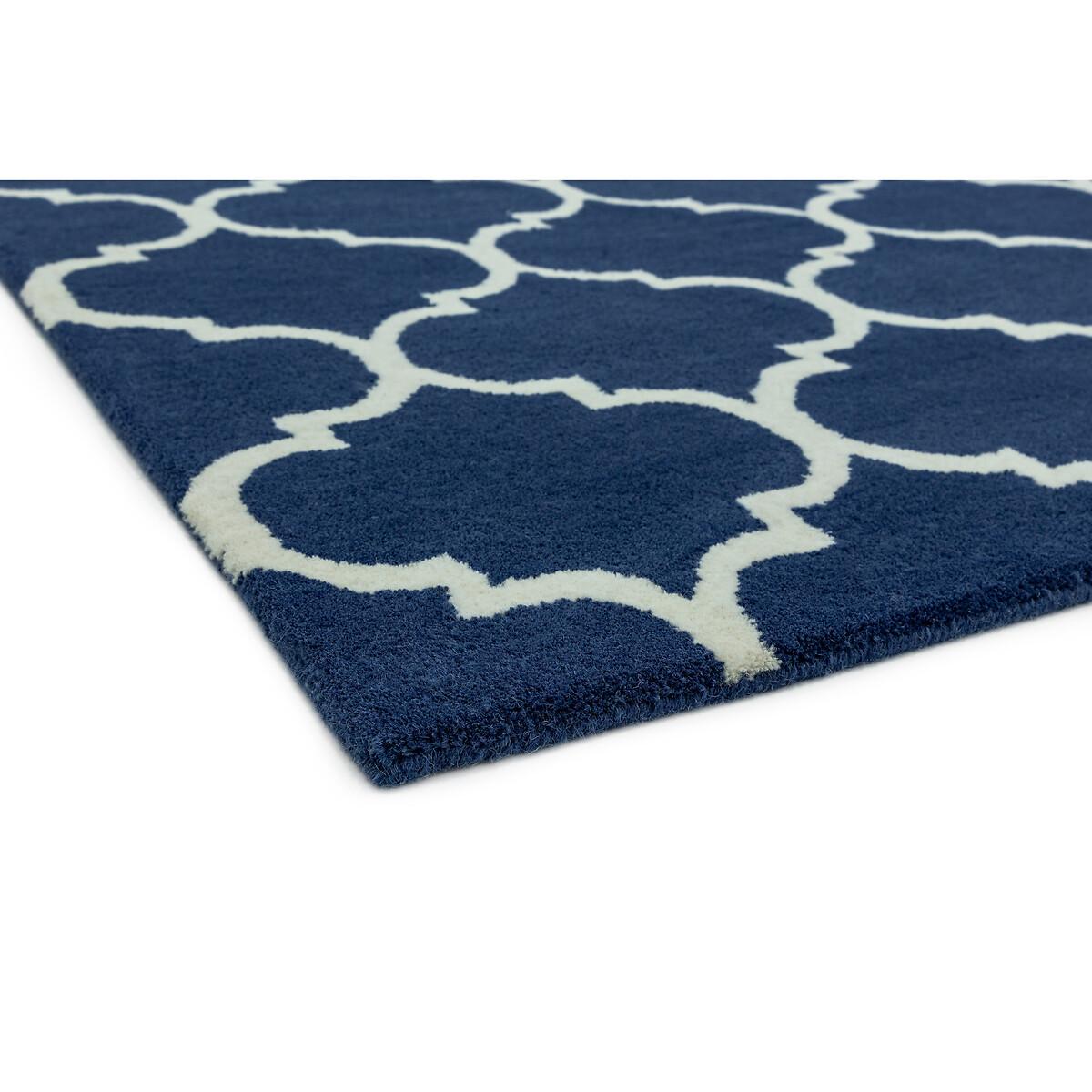 Ogee Hand Tufted Trellis Patterned Rug in 100% Wool – image 2