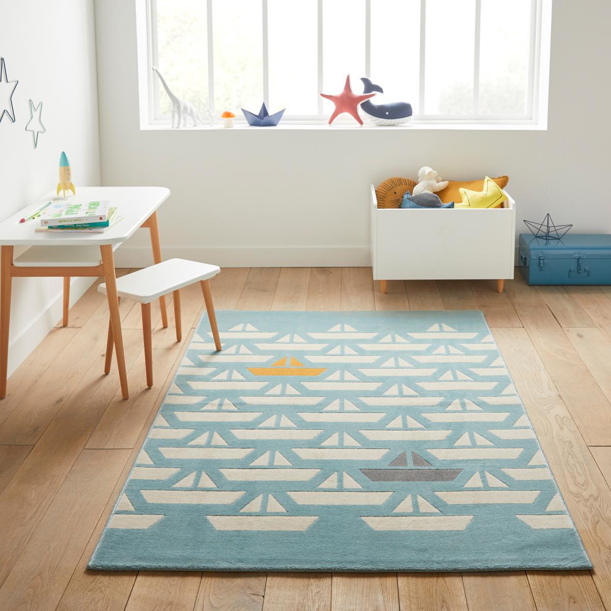 Galet Kids Boat Print Rug – image 3