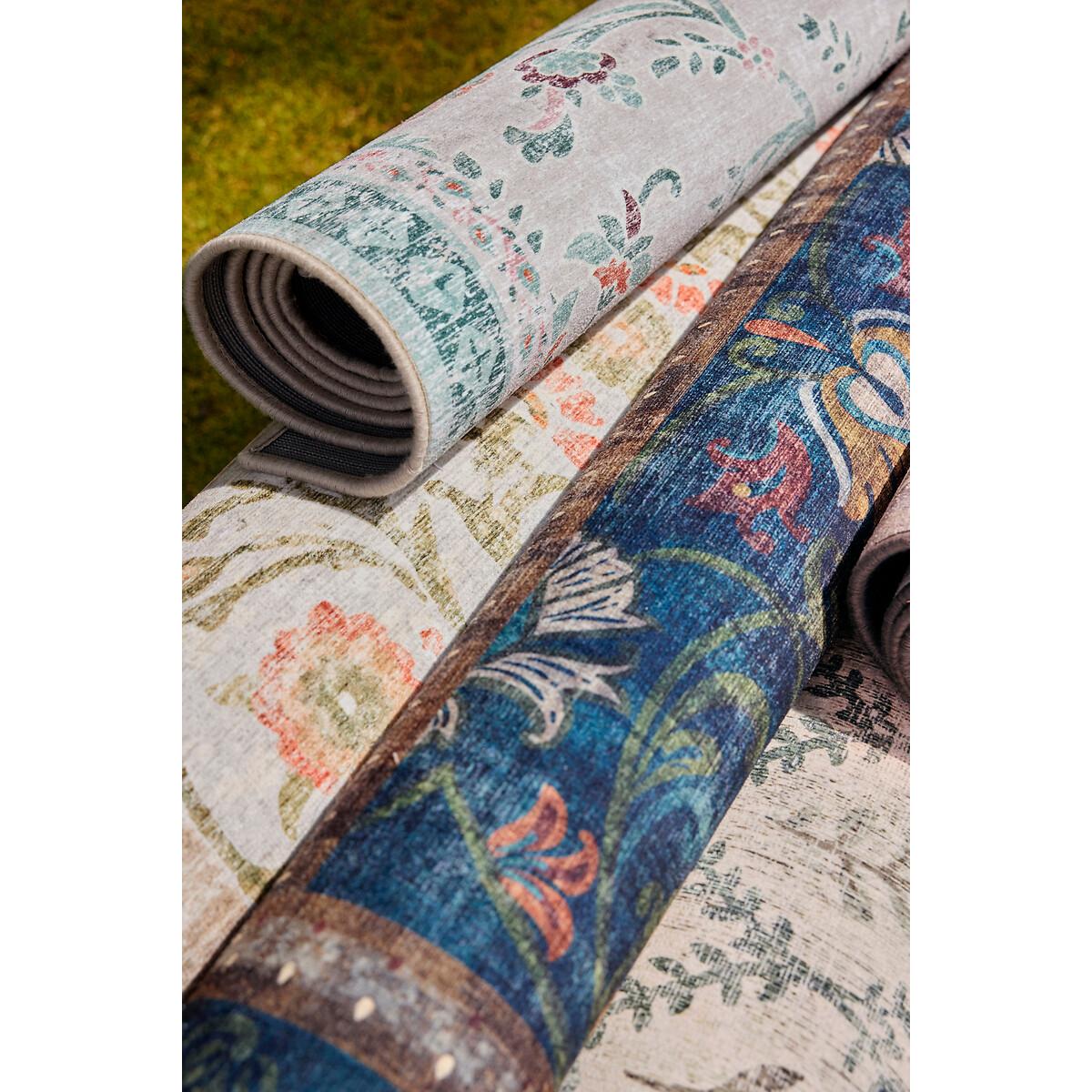 Midnight Paisley Eco-Washable Runner Rug – image 6