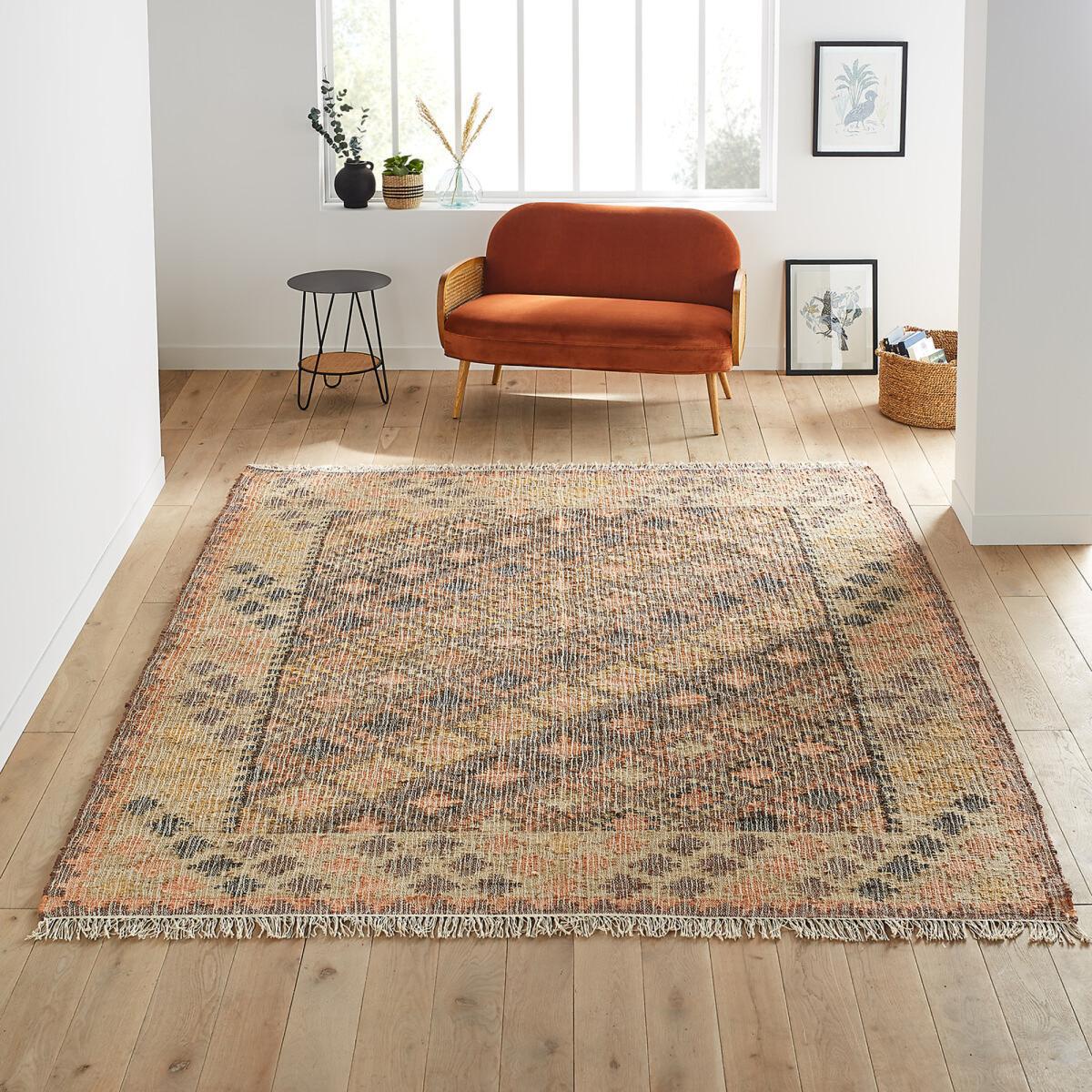 Serena XXL Jute & Cotton Rug – image 1