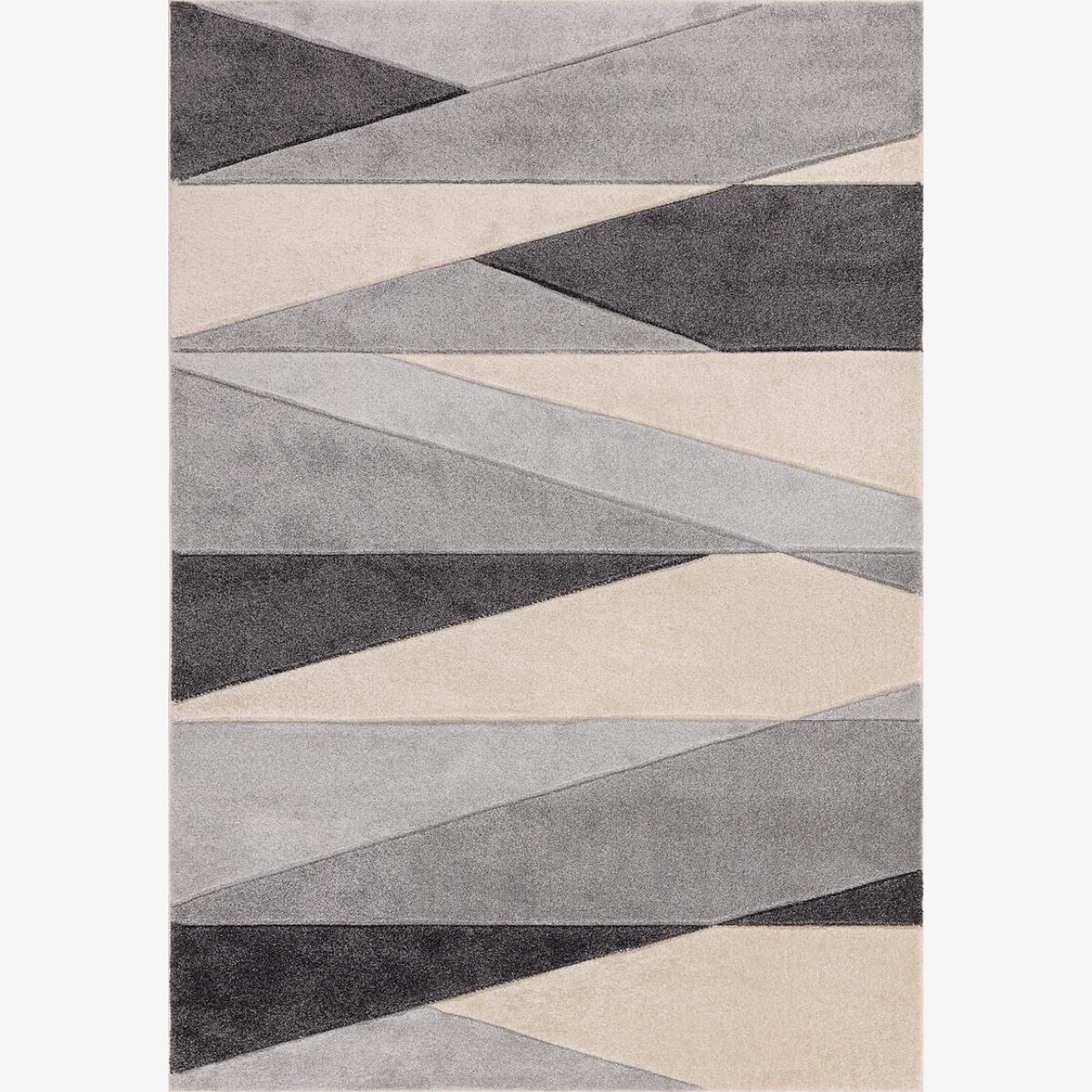 Geometric Segment Pattern Rug – image 1