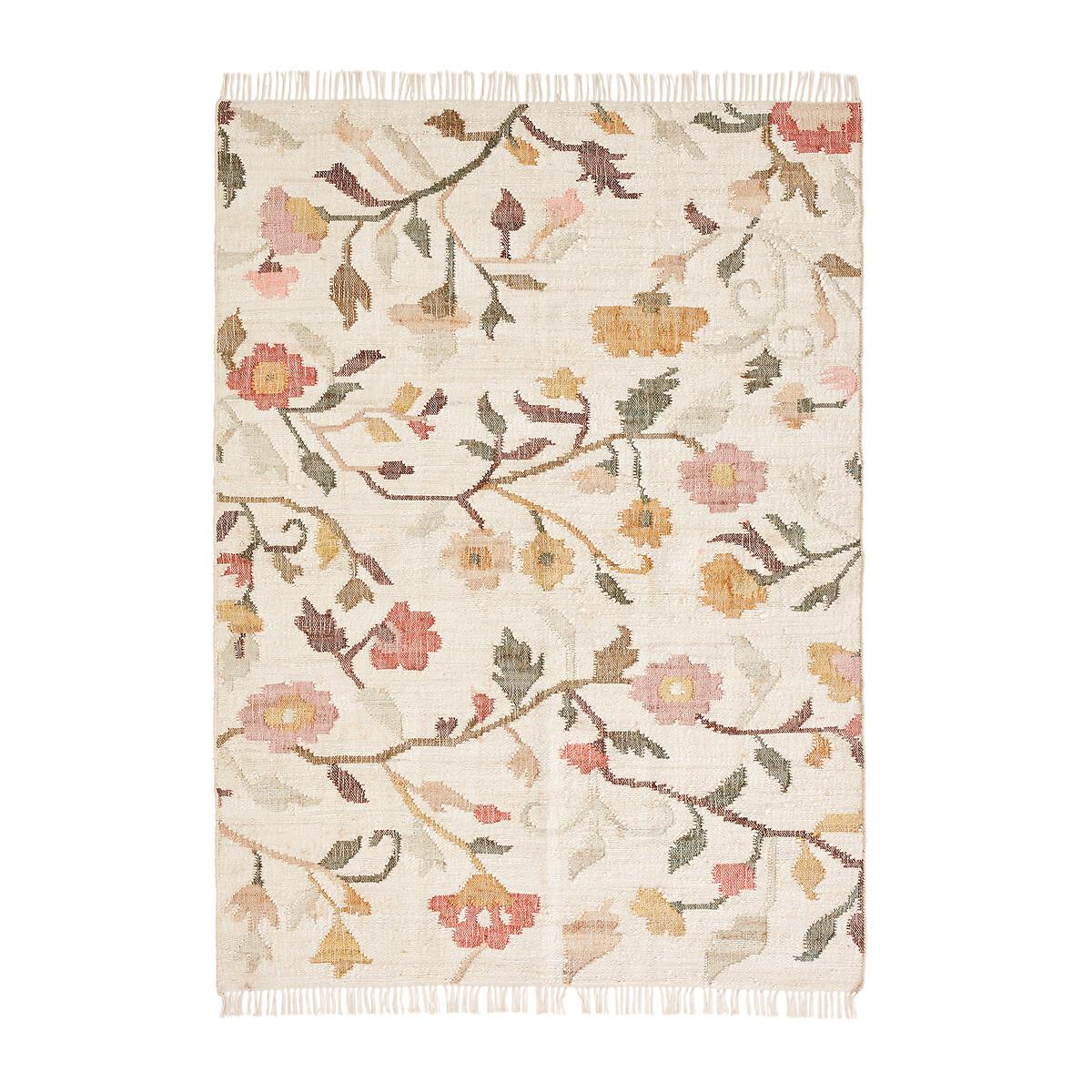 Flotissy Embroidered Kilim Jute Rug – image 2