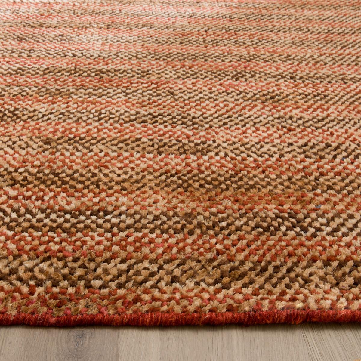 Muir Striped Hand-Knotted Wool & Hemp Rug – image 2