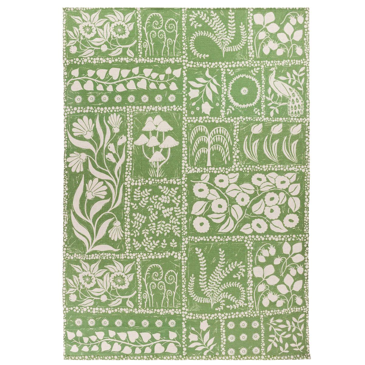 Forage Garden Motif Washable Digitally Printed Indoor/Outdoor Rug – image 2