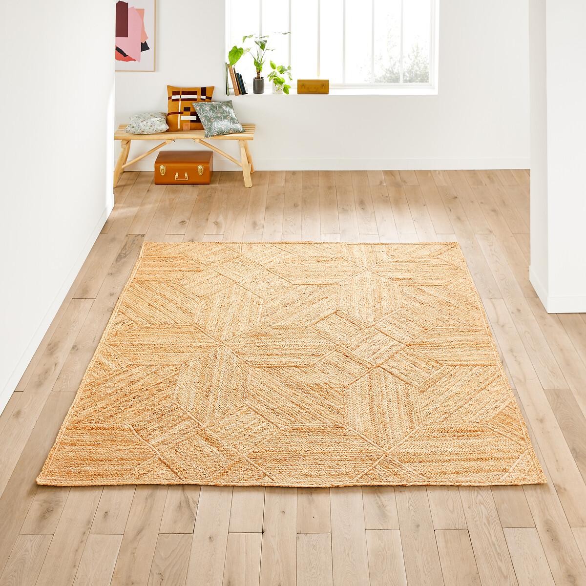 Malcan Square 100% Jute Rug – image 1