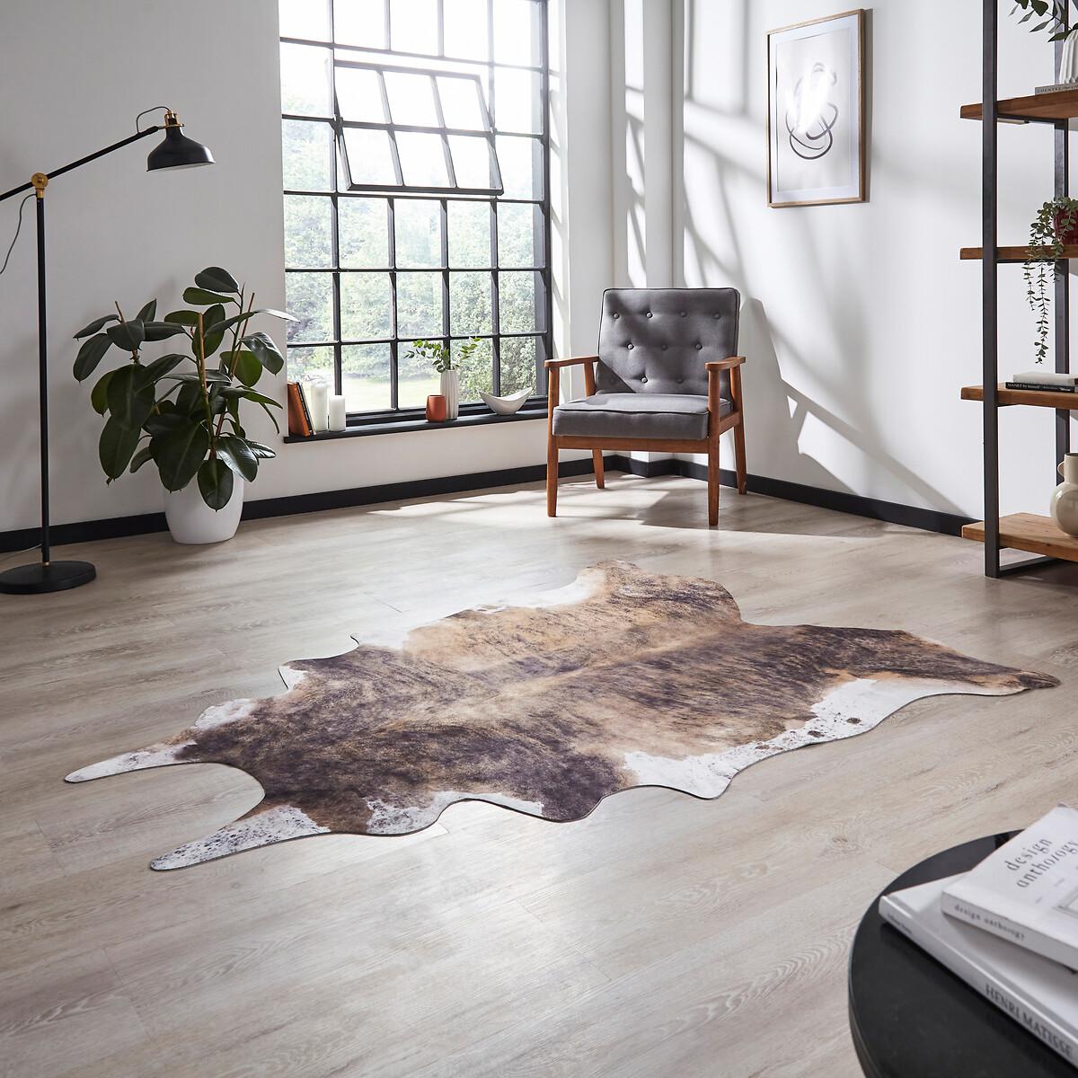 Faux Cow Print Rug - 195x155cm – image 2