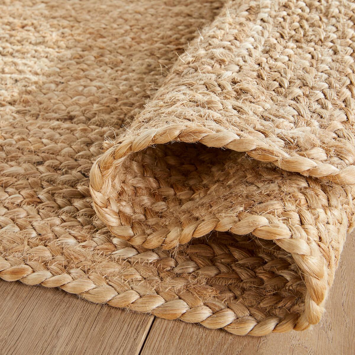 Hempy Hand Woven Square 100% Jute Rug – image 4