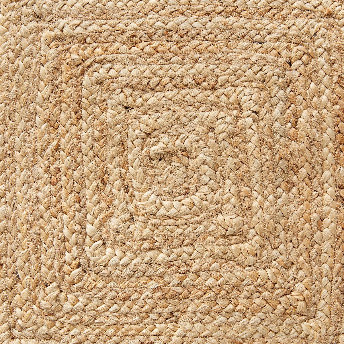 Hempy Hand Woven Square 100% Jute Rug – image 5