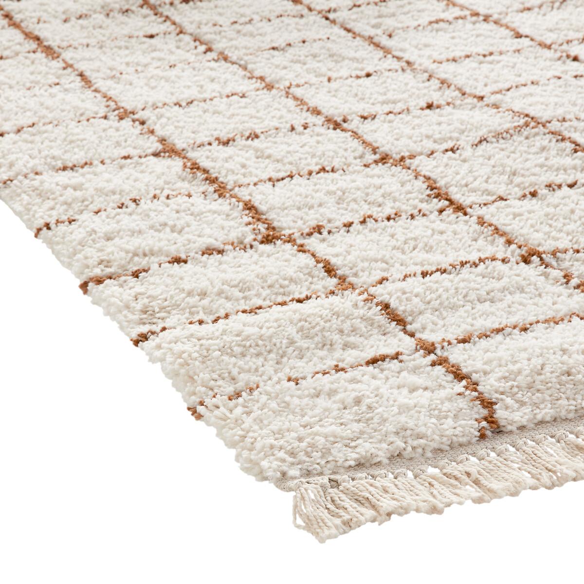 Ocana Fringed Checked Rug – image 2