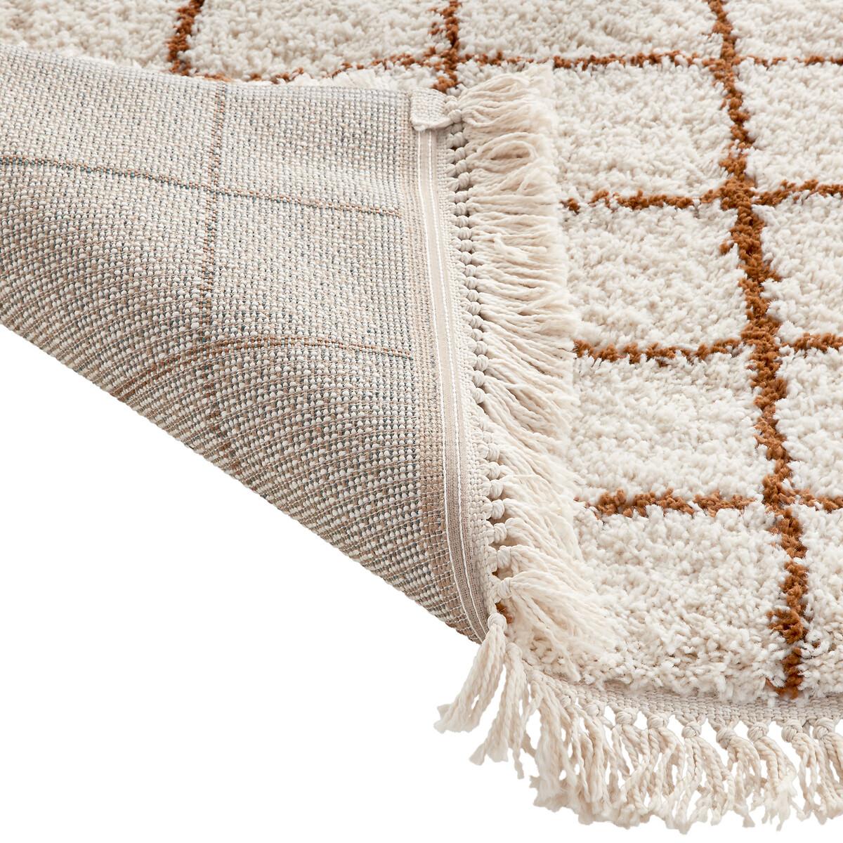 Ocana Fringed Checked Rug – image 3