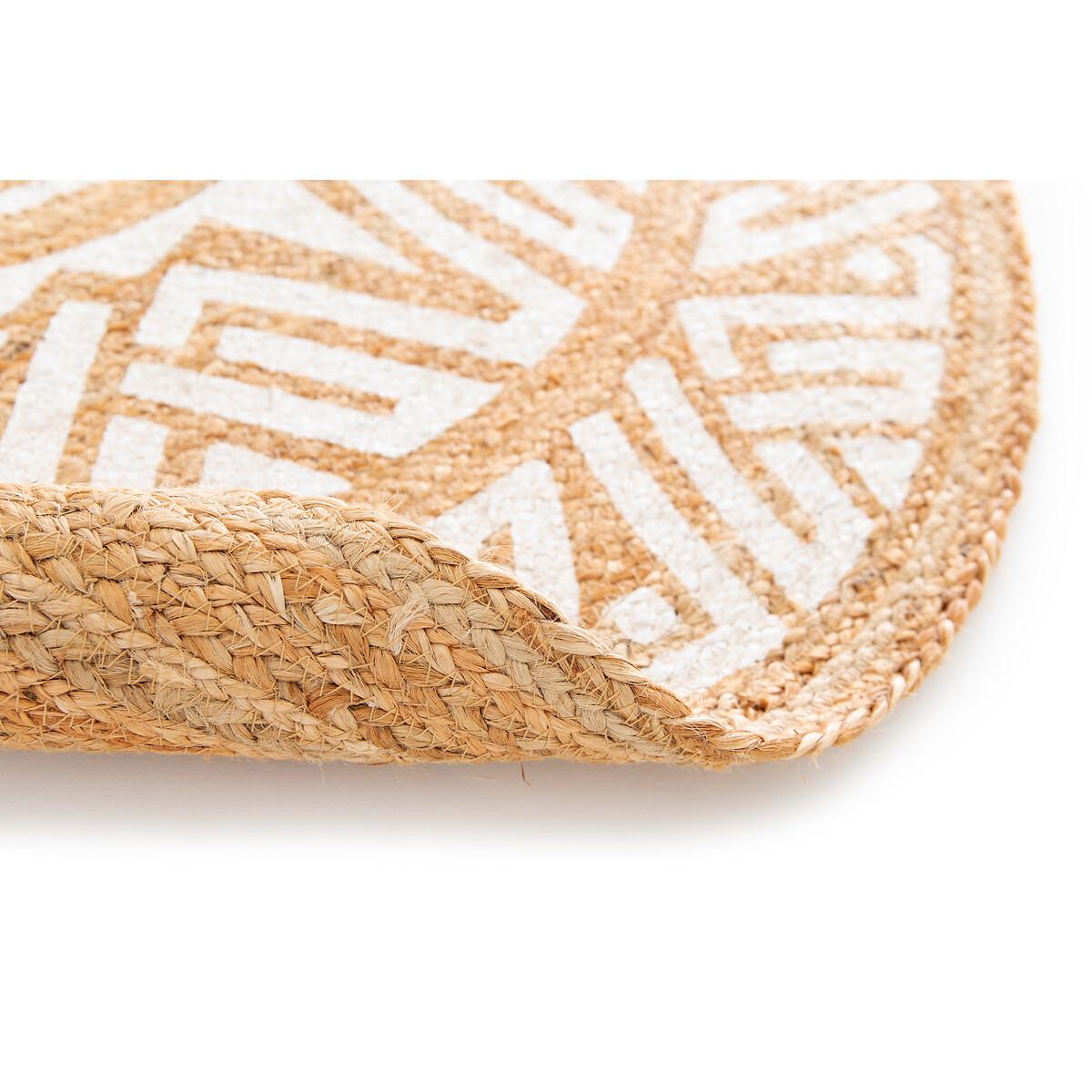 Mikat Graphic Round Jute Rug – image 3