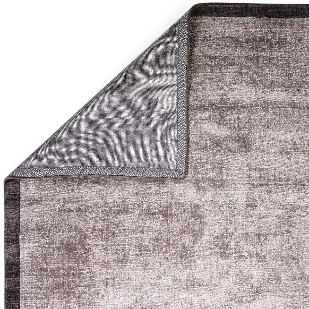 Distressed Hand Woven Viscose Border Rug – image 5
