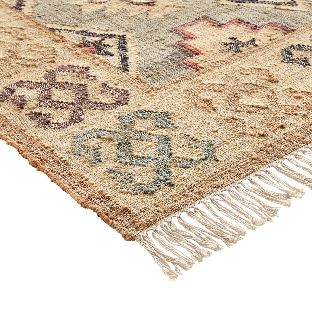Kaliny Jute and Cotton Distressed Kilim Rug – image 3