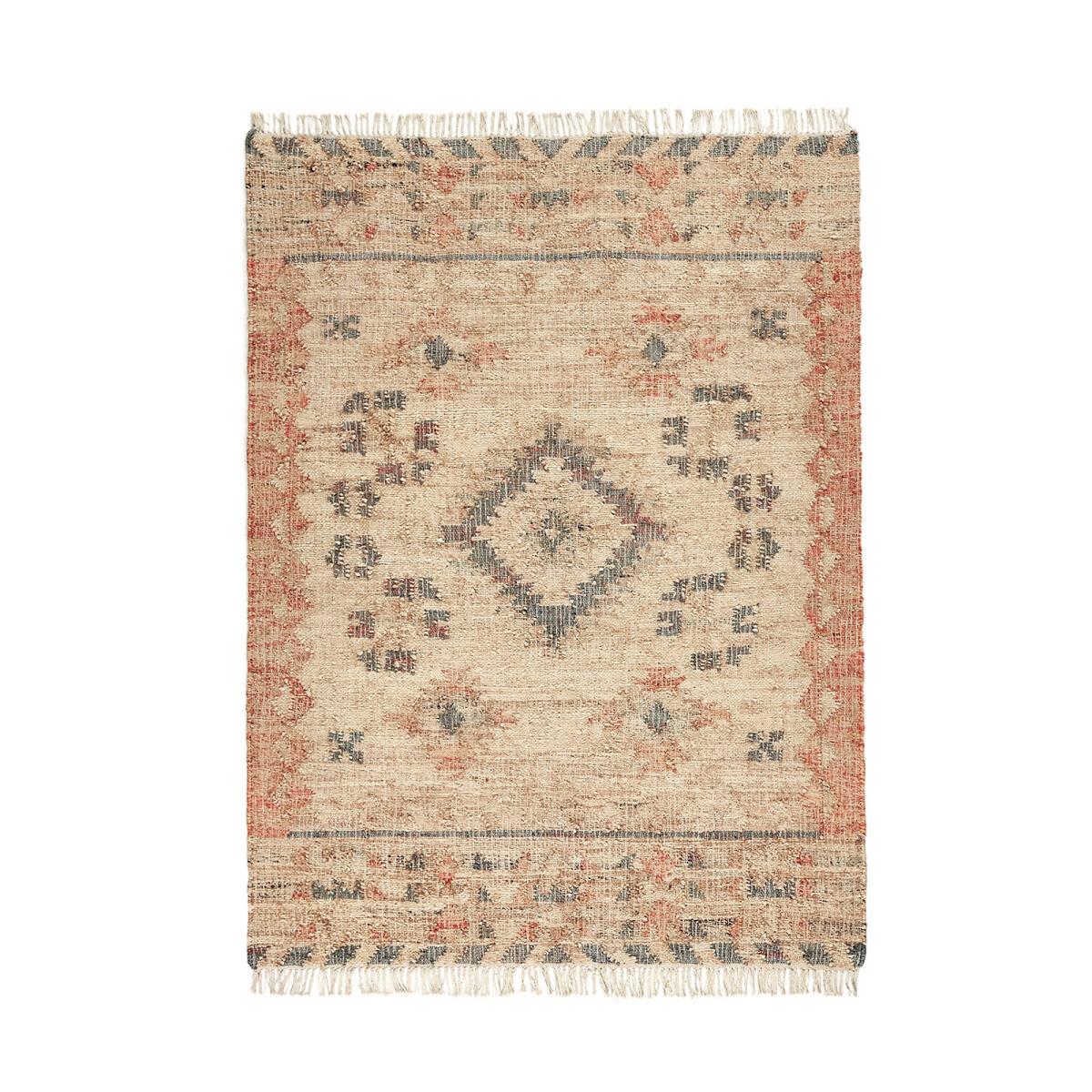 Navaja Aged Effect Kilim Jute Cotton Rug – image 2