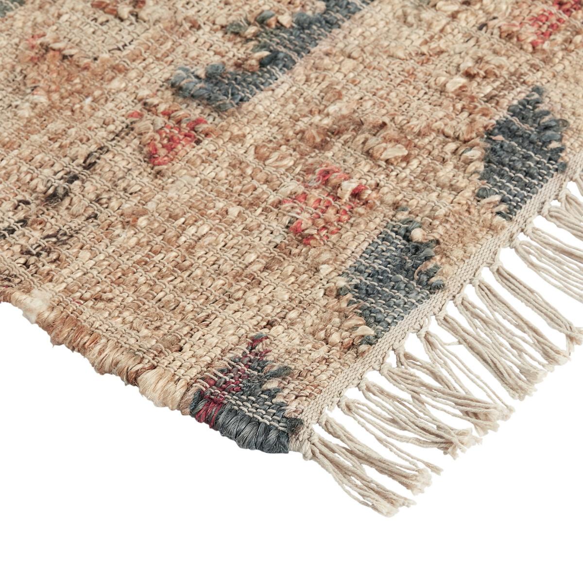 Navaja Aged Effect Kilim Jute Cotton Rug – image 3