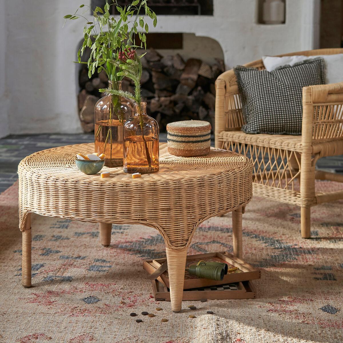 Navaja Aged Effect Kilim Jute Cotton Rug – image 8