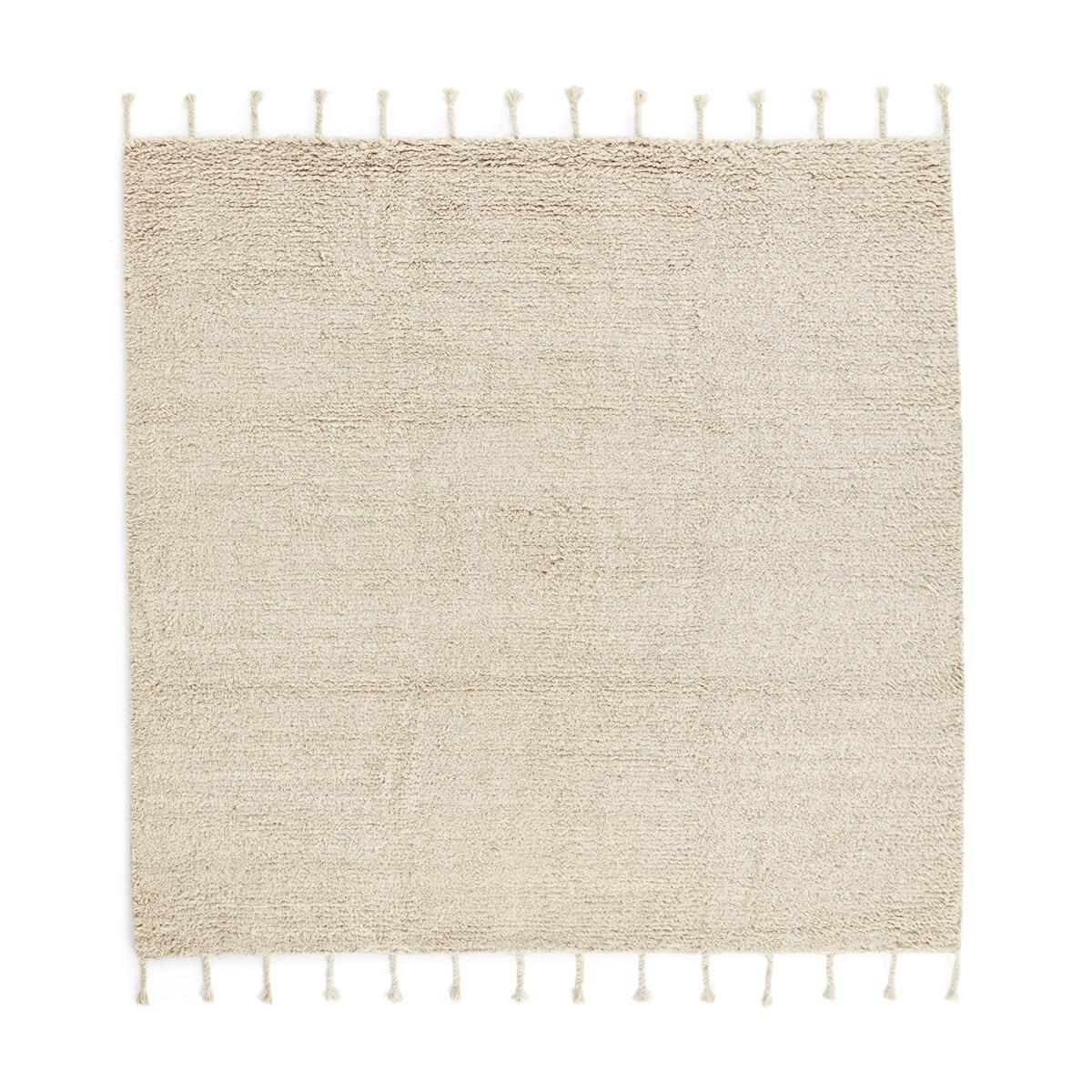 Neroli Berber Style Fringed Square Wool XL Rug – image 5