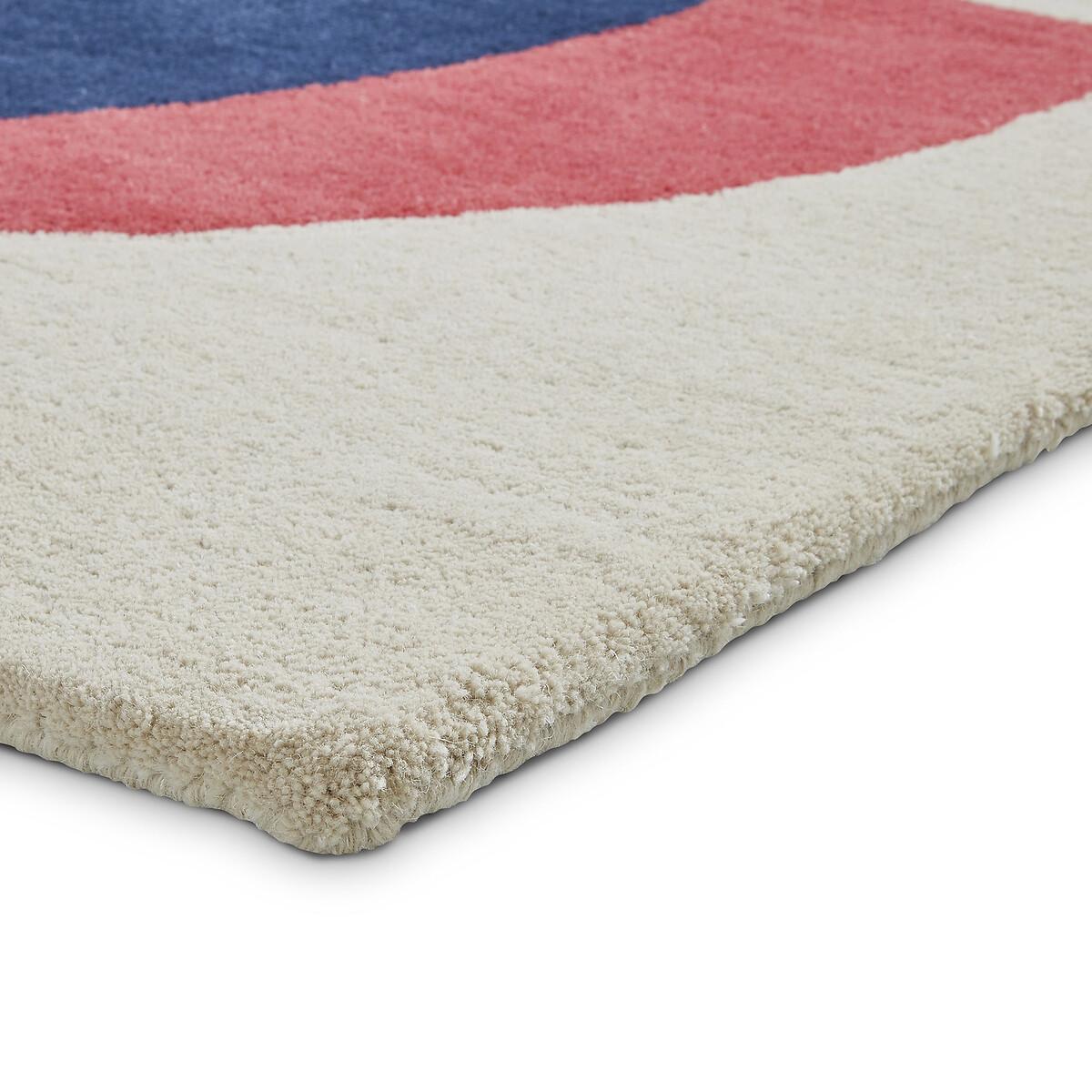 Inaluxe Neon Multi Coloured Geometric Patterned Rug in 100% Wool – image 6