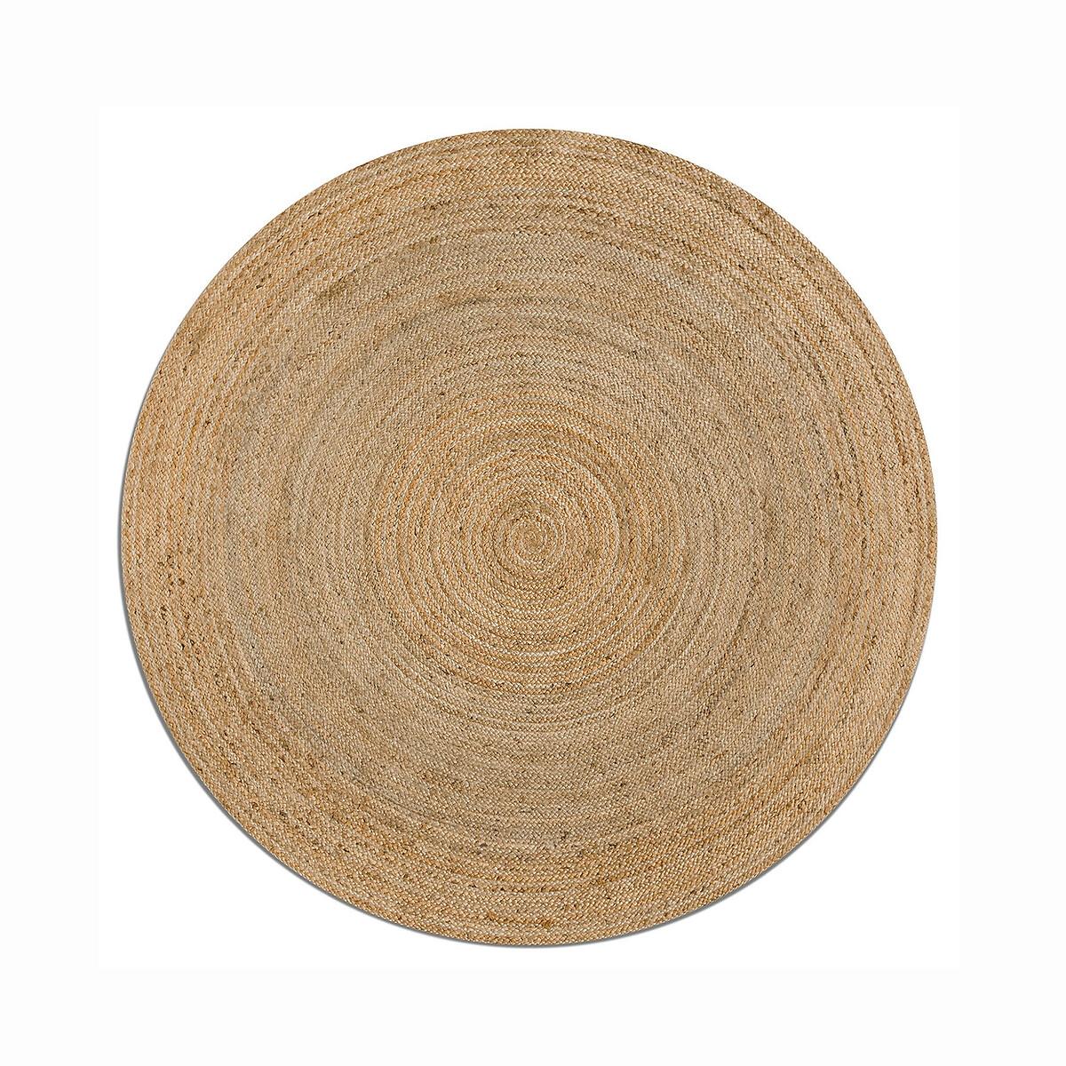 Hempy Hand Woven 250cm Diameter Round Jute Rug – image 6