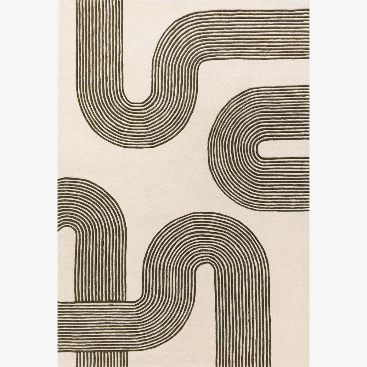 Abstract Arch Pattern Rug – image 1