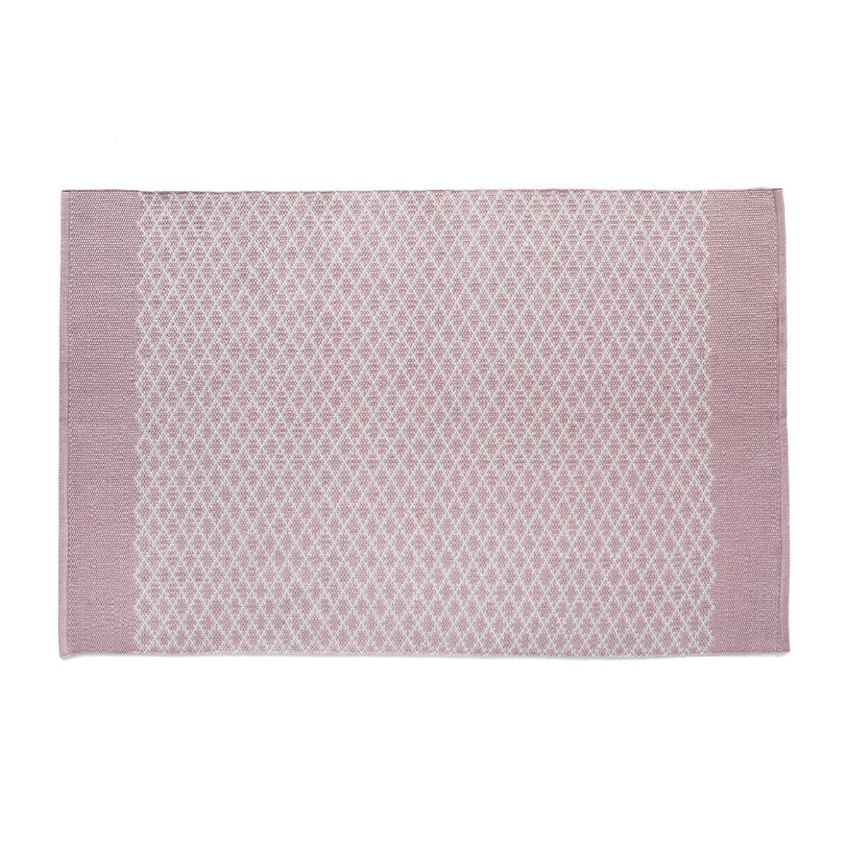 Recycled Woven Trellis Pattern Rug – image 1