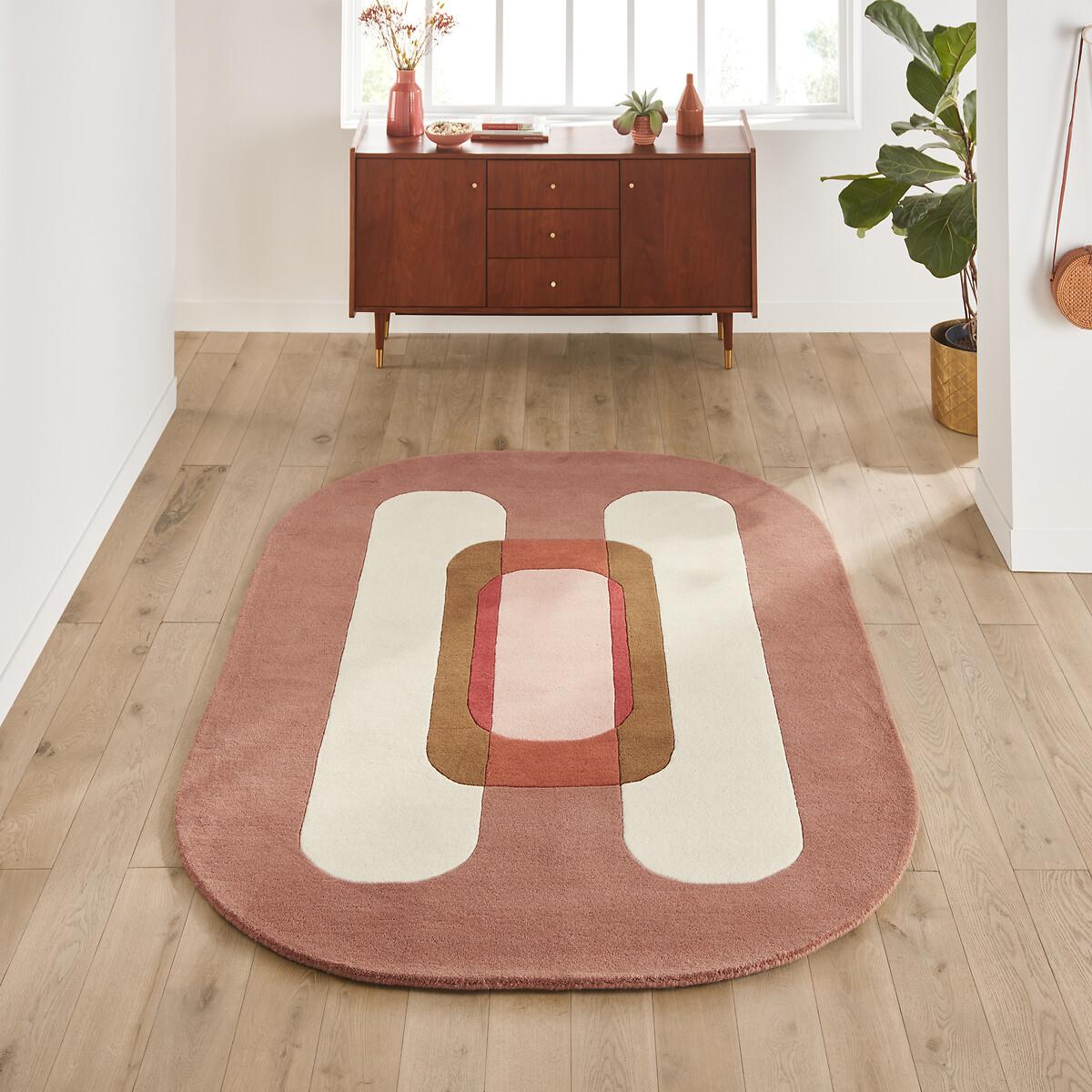Leygil Abstract 100% Wool Rug – image 1