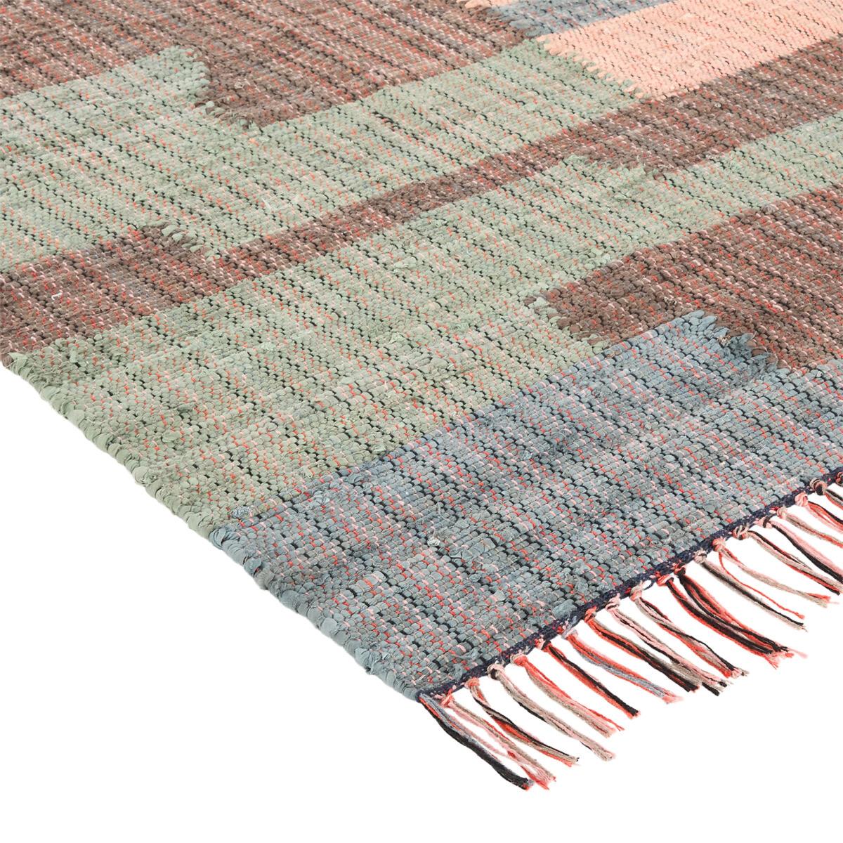Kanta Multicoloured Flat Woven 100% Recycled Cotton Rug – image 3