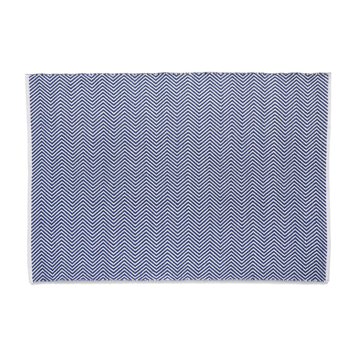 Recycled Woven Zig Zag Pattern Rug – image 1