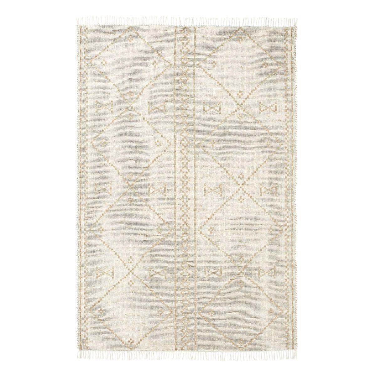 Lovas Graphic Flat-Woven Herbarium and Recycled Fibre Rug – image 2
